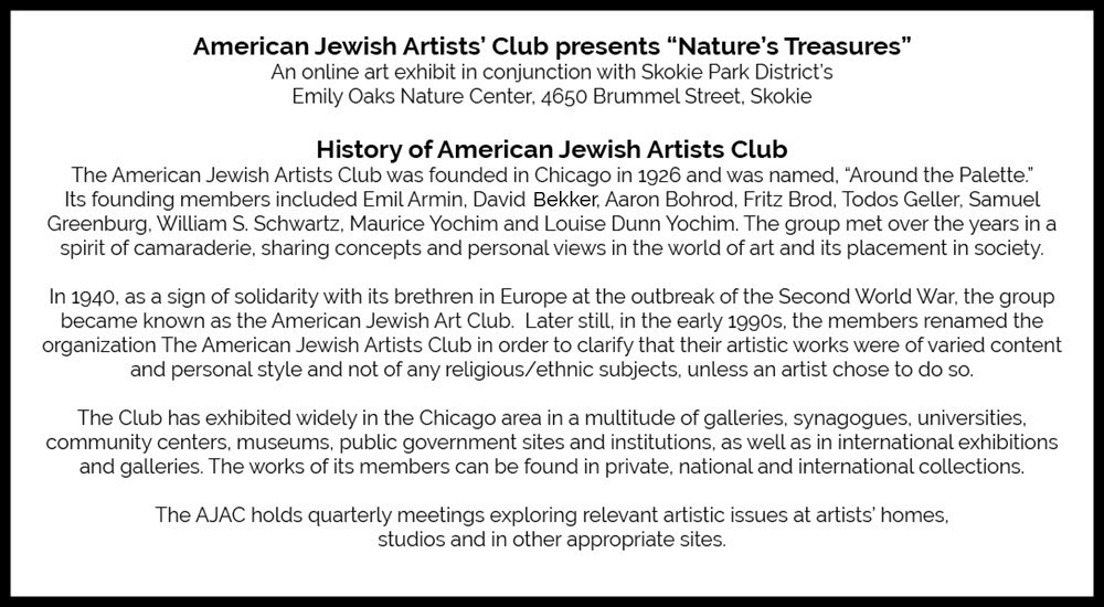 American Jewish Artist's Club: Nature's Treasures