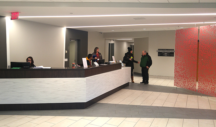 Weber center reception