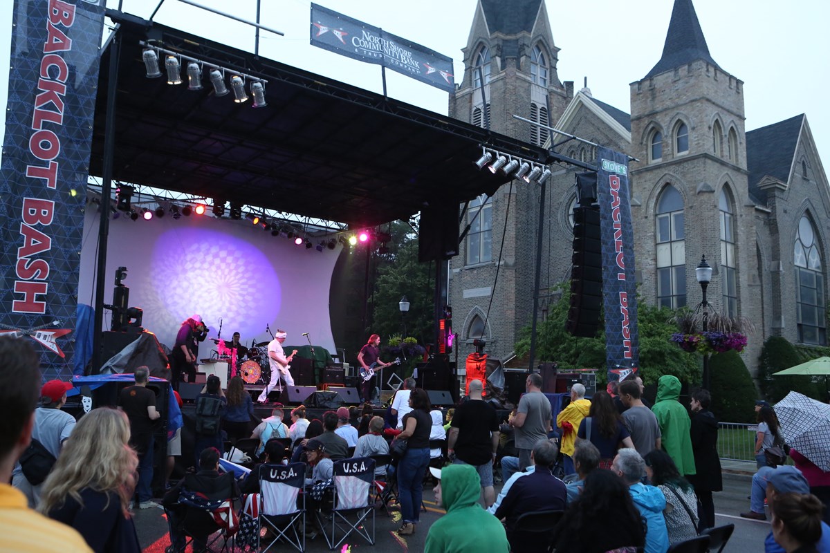 Skokie's Backlot Bash Music History Skokie Park District