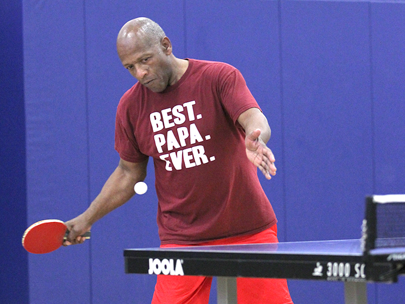 table tennis at Weber Gymnasium